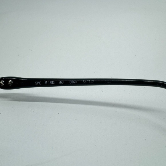 SILHOUETTE SPX M 1883 /20 6060 54-12 Clear Black Eyeglasses H10298 - Picture 6 of 7